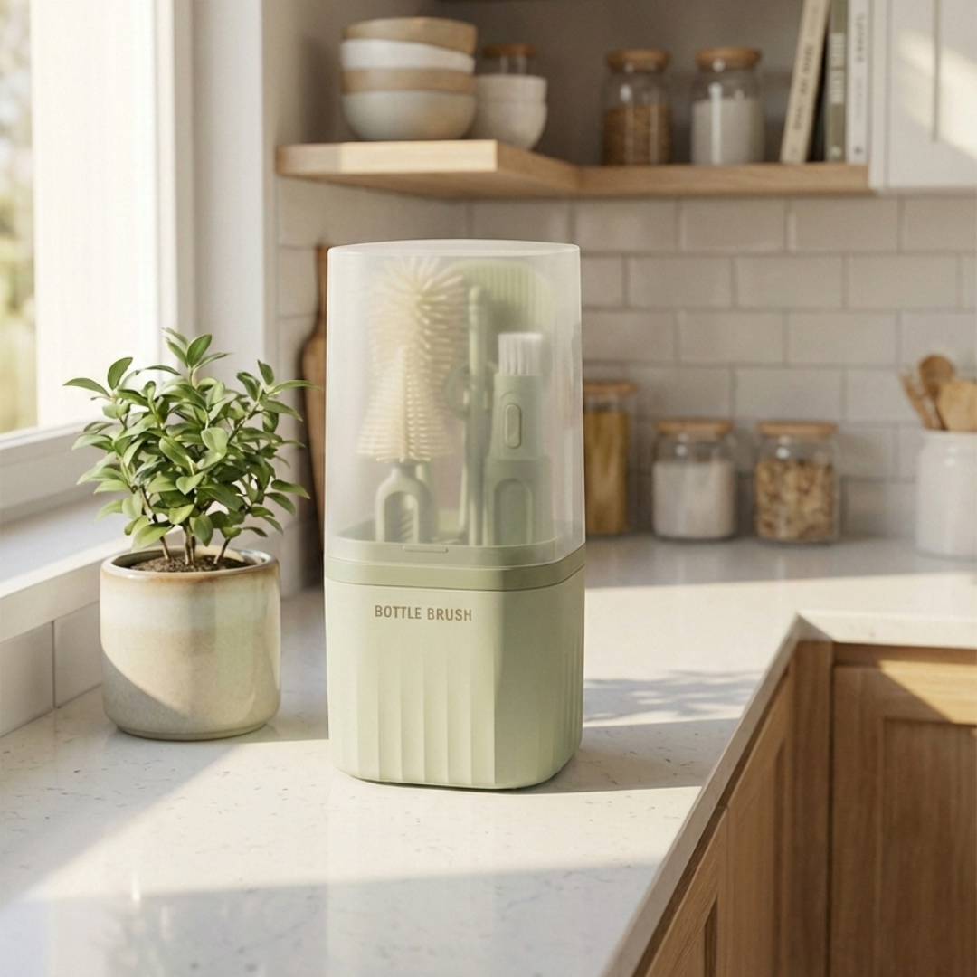 Set 3 en 1: Cepillos de Silicona para Bebé