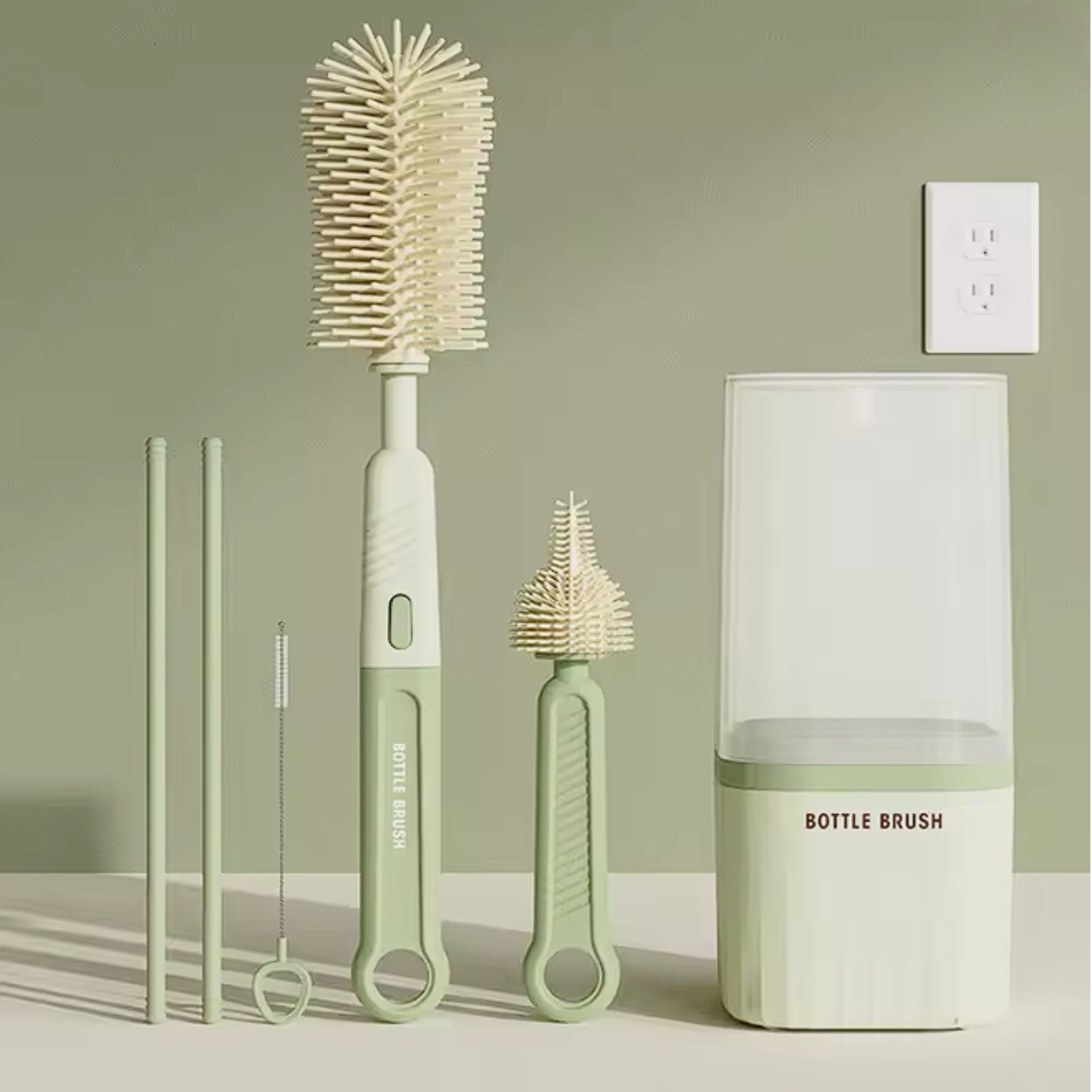 Set 3 en 1: Cepillos de Silicona para Bebé