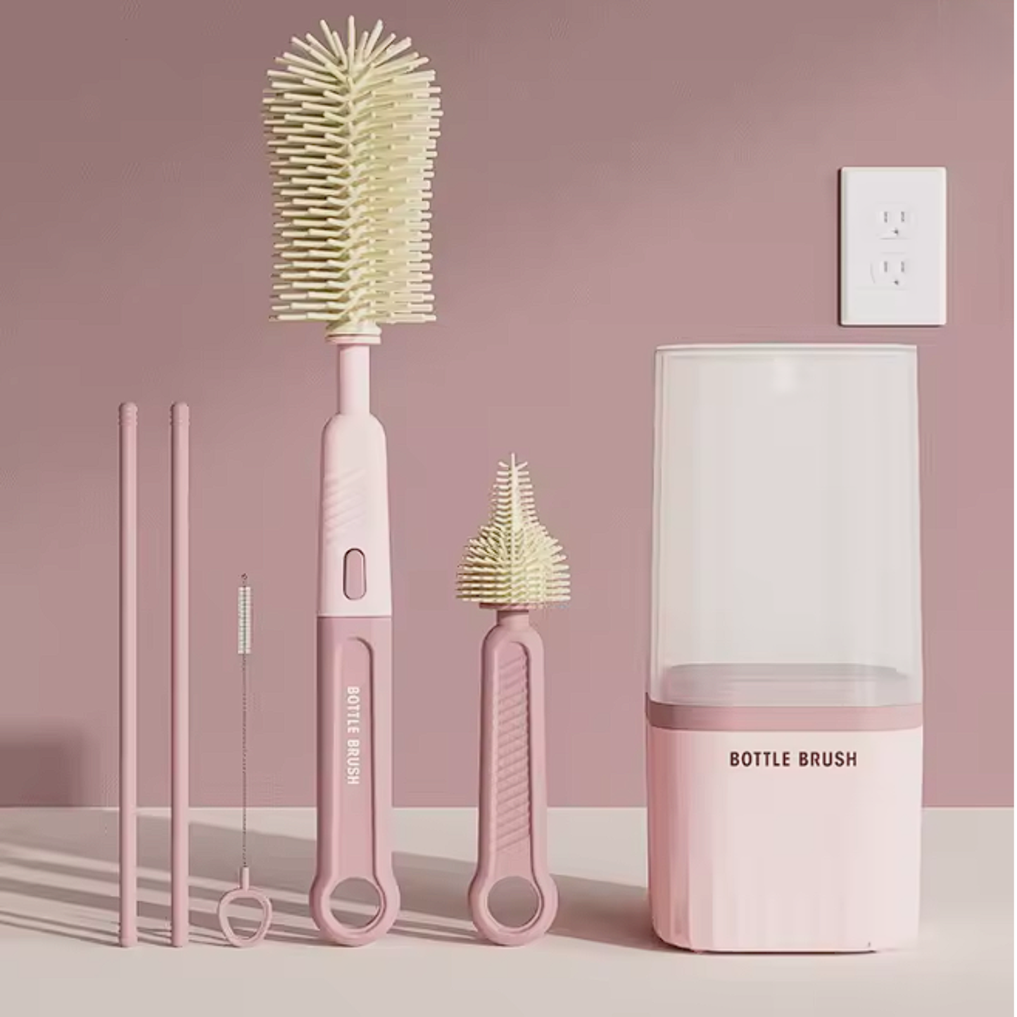 Set 3 en 1: Cepillos de Silicona para Bebé