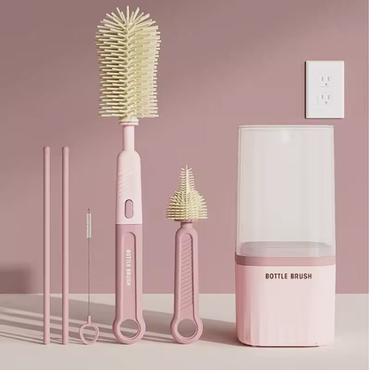 Set 3 en 1: Cepillos de Silicona para Bebé